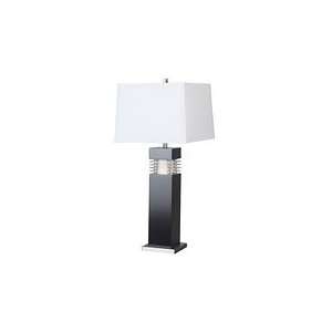  Wyatt Table Lamp by Kenroy Home   Black Finish with 