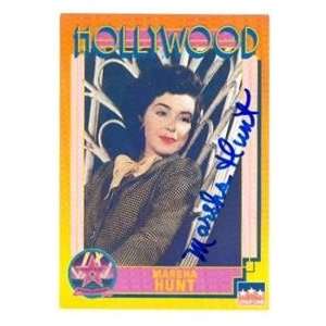  Marsha Hunt autographed Hollywood Walk of Fame trading 