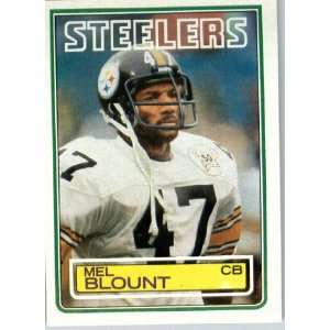  1983 Topps # 357 Mel Blount Pittsburgh Steelers Football 