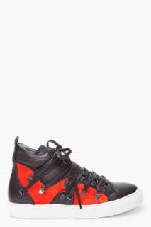 Raf Simons Black Multi lace Sneakers for men  SSENSE