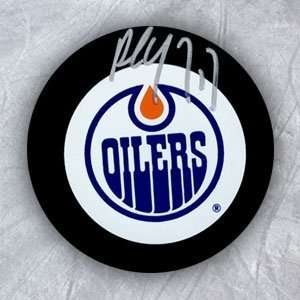 Paul Coffey Edmonton Oilers Autographed/Hand Signed Hockey Puck