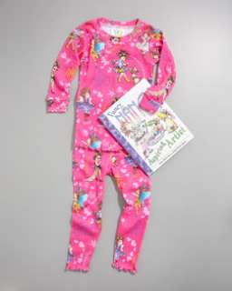 3DJR Books To Bed Fancy Nancy Pajama and Book Set