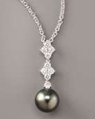 MIKIMOTO Pearl Pendant Necklace, White   