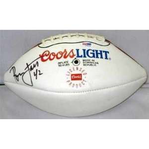 Ronnie Lott Signed Football   Coors Light PSA COA   Autographed 