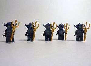 Lot of 5 lego Manta warrior mini figs atlantis figures  