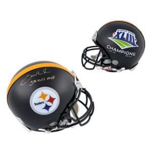 Santonio Holmes Autographed Pro Line Helmet  Details: Pittsburgh 