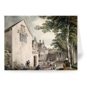 Alms Houses in St. Cuthberts Churchyard,   Greeting Card (Pack of 2 