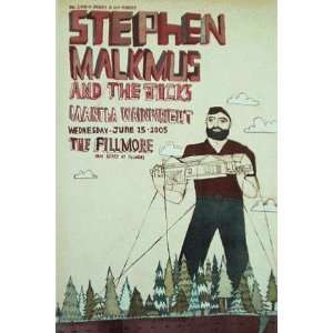  Stephen Malkmus Pavement Fillmore Concert Poster F697 