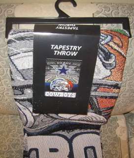   Cowboys Cowboy Stadium Woven Throw Blanket NFL Football Team Gift NIP
