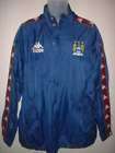 Manchester City Football Soccer Rain Coat Top Jacket L
