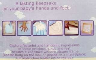 BABY HANDPRINT & FOOTPRINT PLASTER CASTING KIT  