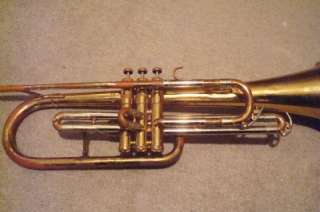   early 70s GETZEN Series 300 MARCHING HORN French, Trumpet NR  