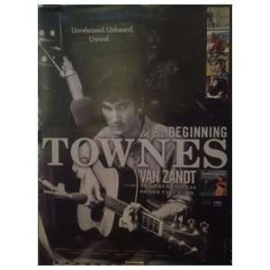  Townes Van Zandt In The Beginning poster 