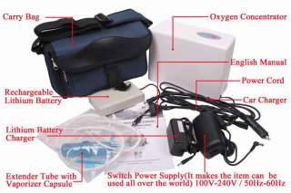 NEW PORTABLE OXYGEN CONCENTRATOR GENERATOR CAR/HOME q  