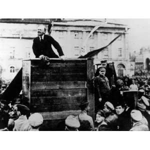  Russian Revolutionary Leader Vladimir Lenin Stretched 