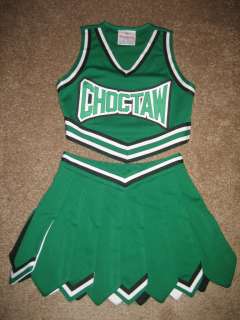 Authentic Cheerleader Uniform Outfit Costume Choctaw 30 Chest 24 