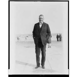  William R. Hearst, Sr.,with beach behind him,1920s