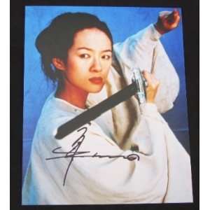 Zhang Ziyi Crouching Tiger Hidden Dragon   Hand Signed Autographed 