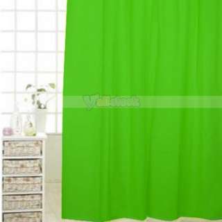 Peak green Shower Curtain PEVA bath shade 180x180cm  