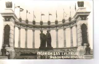 Paseo de las Colonias Guayaquil Ecuador postcard  