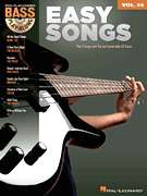 Easy Songs Bass Guitar Play Along Tab Music Book CD NEW  