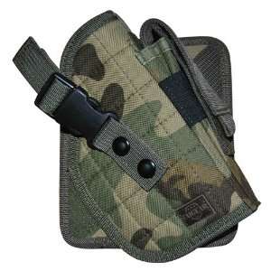    Woodland Camouflage MOLLE Cross Draw Holster: Sports & Outdoors