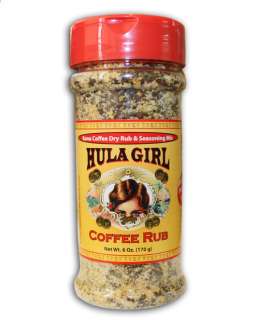 Hula Girl Kona Coffee Dry Rub & Seasoning Mix 782358222302  