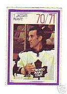 1970/71 Hockey Esso Power Players Jacques Plante 70/71  