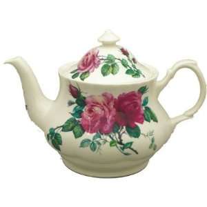  Roy Kirkham English Rose Teapot   Made In England Patio 