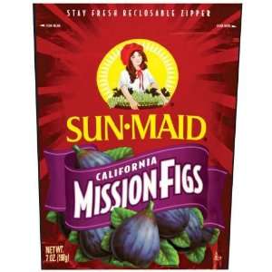 Sun maid California Mission Figs 7 oz (12 Pack)  Grocery 