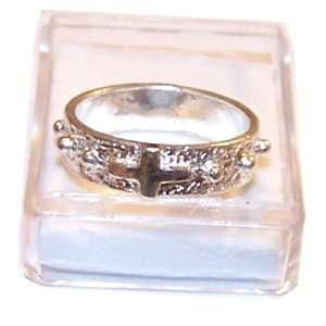  Sterling Silver Finger Rosary Ring (925 Sterling Silver 