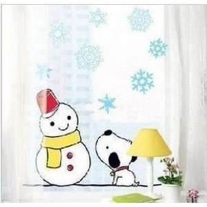 Snow man   Loft 520 Kids Nursery Home Decor Vinyl Mural Art Wall Paper 