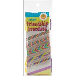  Make Friendship Bracelets Kit Makes 5 : Arts, Crafts 
