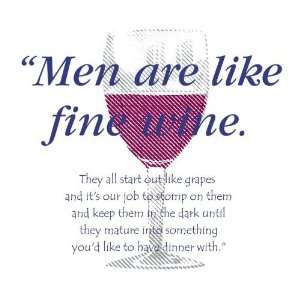    Attitude funny apron Men are like fine wine