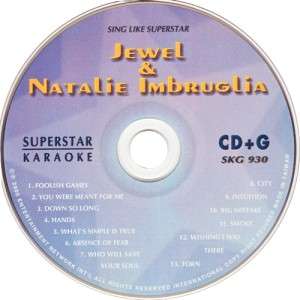 Jewel   Superstar Karaoke SKG 930 13 SuperHits CDG New  