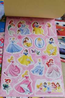 Cartoon Movie Disney Cars Reward Sticker Book Sheet  