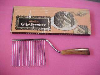 B15 Vintage Hostess Cake Breaker knife and box kitchen  