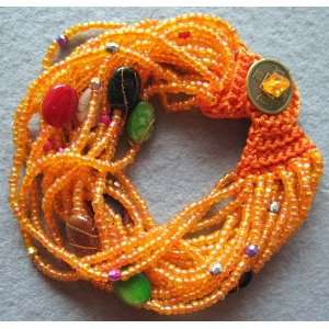  Fashion Jewelry Rice Glass Beads Bracelet 
