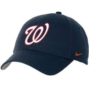  Nike Washington Nationals Navy Wool Classic III Hat 