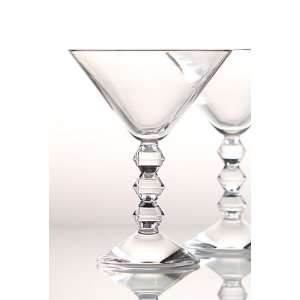  Baccarat Vega Martini Glass, Pair, 5 7/8in Kitchen 