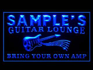 VICTORIA s LED Sign Guitar Lounge Music Amp Bar Light  