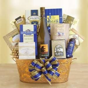 Gold and Glorious Wine Gift Basket  Grocery & Gourmet Food