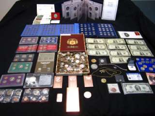   US Silver Coin Lot Rare Currency Gold Jewelry Copper Collection  
