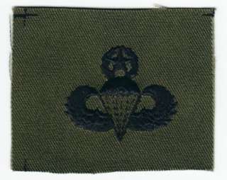 VIETNAM WAR SUBDUED CLOTH US ARMY MASTER AIRBORNE WINGS  