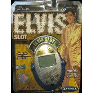   LIVES   Elvis Handheld Electronic Talking Slot Machine: Toys & Games