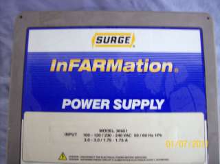 Surge Dairy INFARMATION Power Supply 36951  