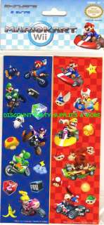 Super Mario Bros. MarioKart Wii Stickers Favors Crafts  
