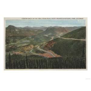 Rocky Mountain National Park   Trail Ridge Road Travel Premium Poster 