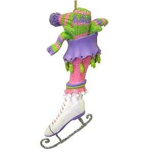  Whimsical Ice Skating Boot Christmas Ornament 5.5 #W9253 
