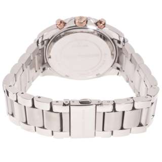 NEW* Michael Kors Womens Rose Goldtone Silver Dial Watch MK5459 